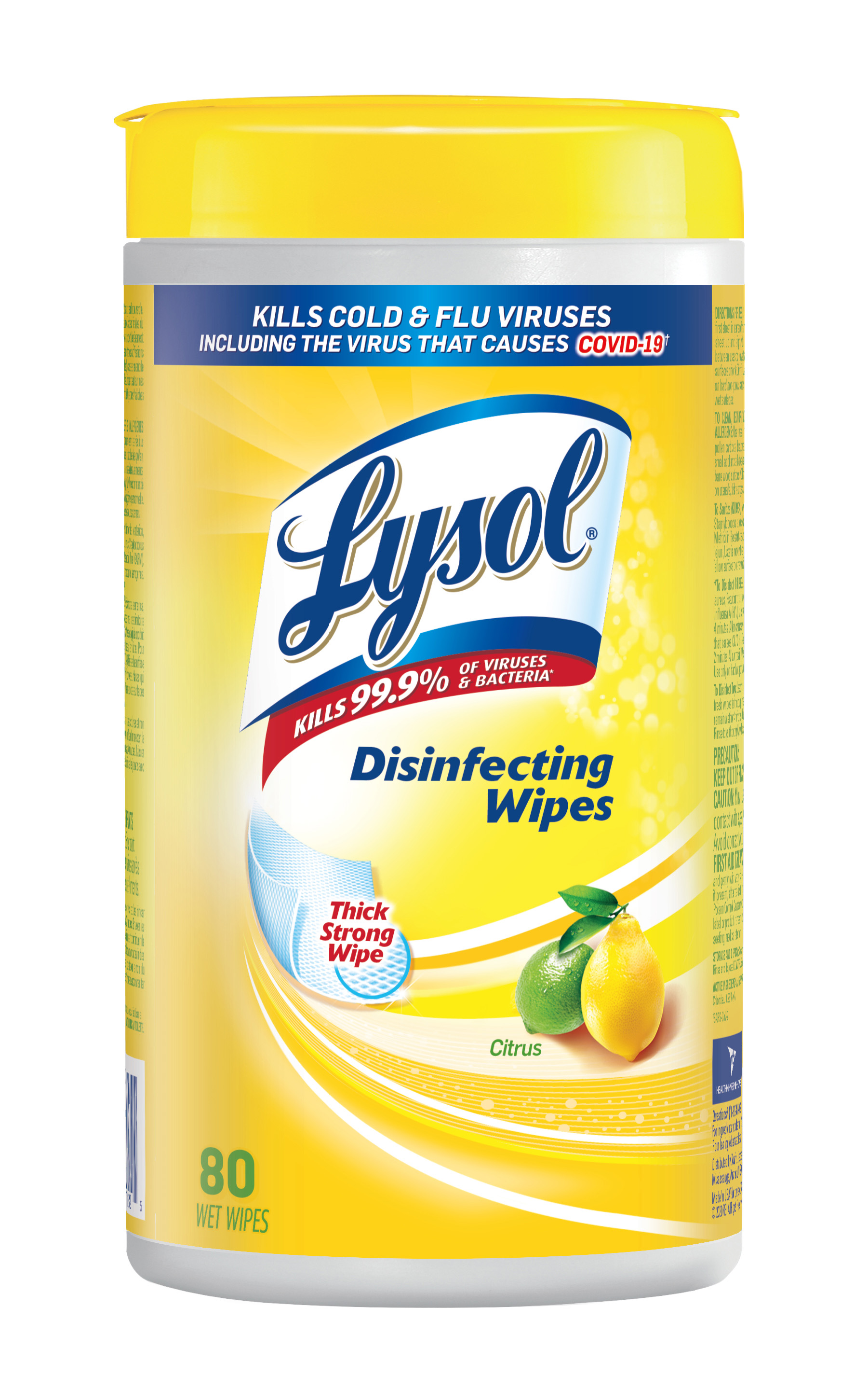 LYSOL® Disinfecting Wipes - Citrus (Canada)